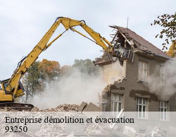 Entreprise démolition et évacuation  villemomble-93250 ADH Batiment recyclage