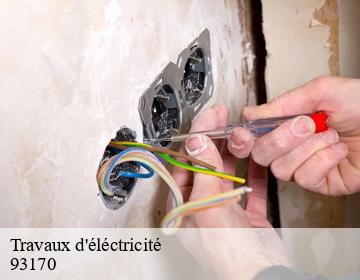 Travaux d'éléctricité  bagnolet-93170 ADH Batiment recyclage