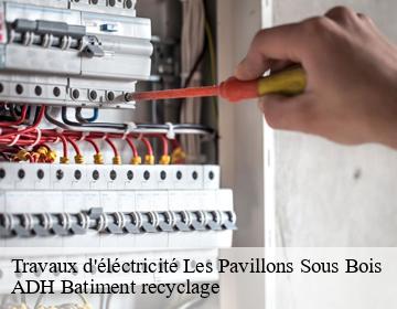 Travaux d'éléctricité  les-pavillons-sous-bois-93320 ADH Batiment recyclage