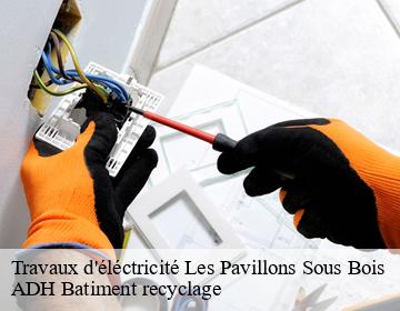 Travaux d'éléctricité  les-pavillons-sous-bois-93320 ADH Batiment recyclage